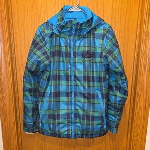 Burton Bright Blue Logo Lined Jacket